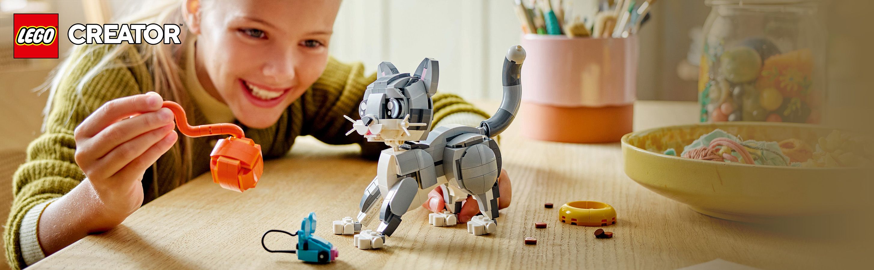 3 rozkošné zvieratá LEGO® v&nbsp;1 balení